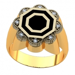 Перстень "Все возможно" с бриллиантами