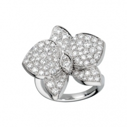 Кольцо "Орхидея" с бриллиантами