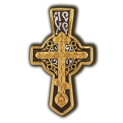Нательный крест "Иисусова молитва"