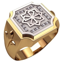 Перстень с бриллиантами "Молвинец"