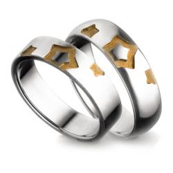 Обручальные кольца "Звезды для влюбленных"