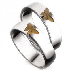 Обручальные кольца "Бабочки"