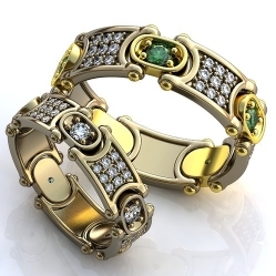 Обручальные кольца "Luxary"