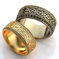 Обручальные кольца Кельтские