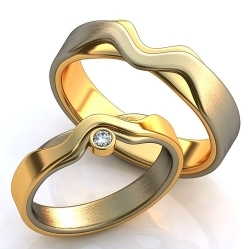 Обручальные кольца необычного дизайна