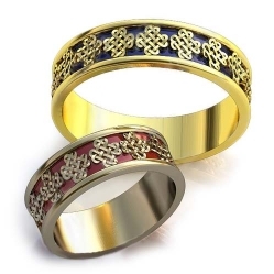 Обручальные кольца Кельтские