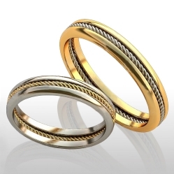 Обручальные кольца “Простое изящество”