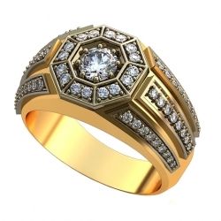 Перстень "Крылья" с бриллиантами