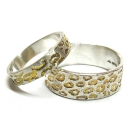 Обручальные кольца "Леопард"