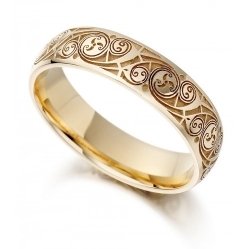 Обручальное кольцо Кельтское