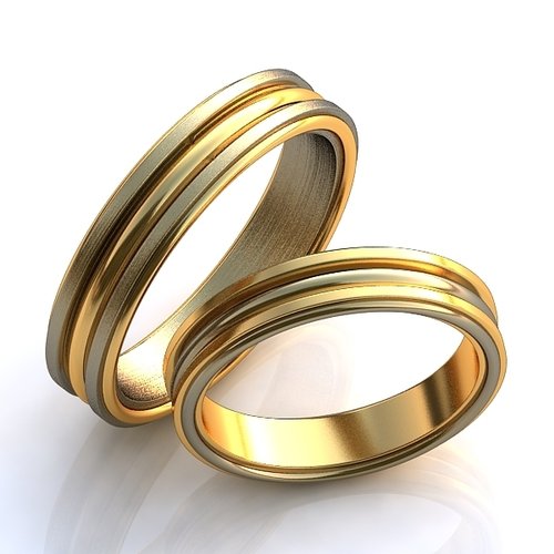 Обручальные кольца Нежность без камней - фото