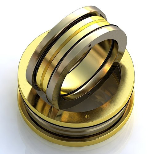 Обручальные кольца Колесо фортуны - фото