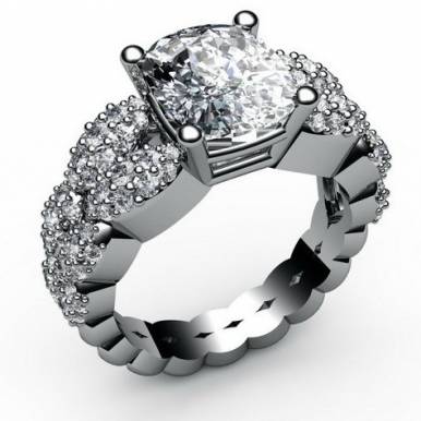 Кольцо с бриллиантами - фото