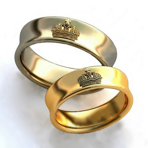 Обручальные кольца Империя - фото