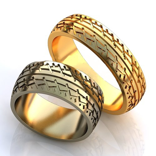 Обручальные кольца Шина - фото