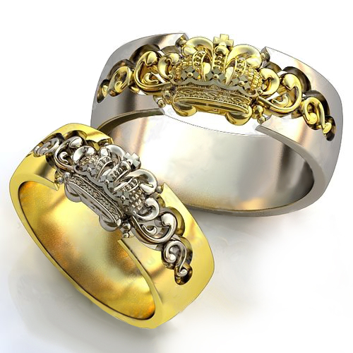 Обручальные кольца Царская династия - фото