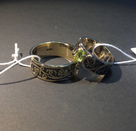 Обручальные кольца Эльфийские - фото